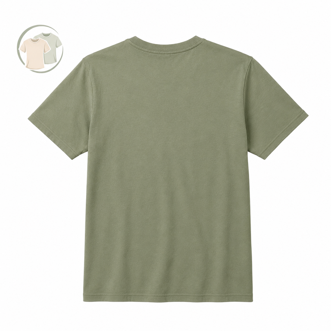 Sage Green Stay Original Cotton Blend T-Shirt